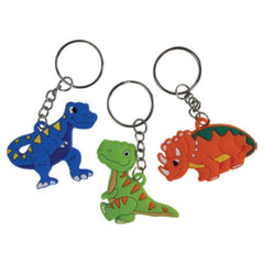 Dinosaur Key Chains 3pk