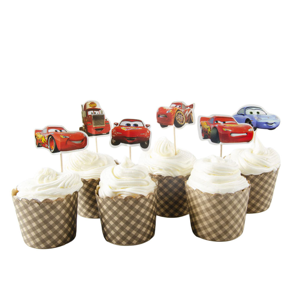 Disney Cars Cupcake Toppers 24pk