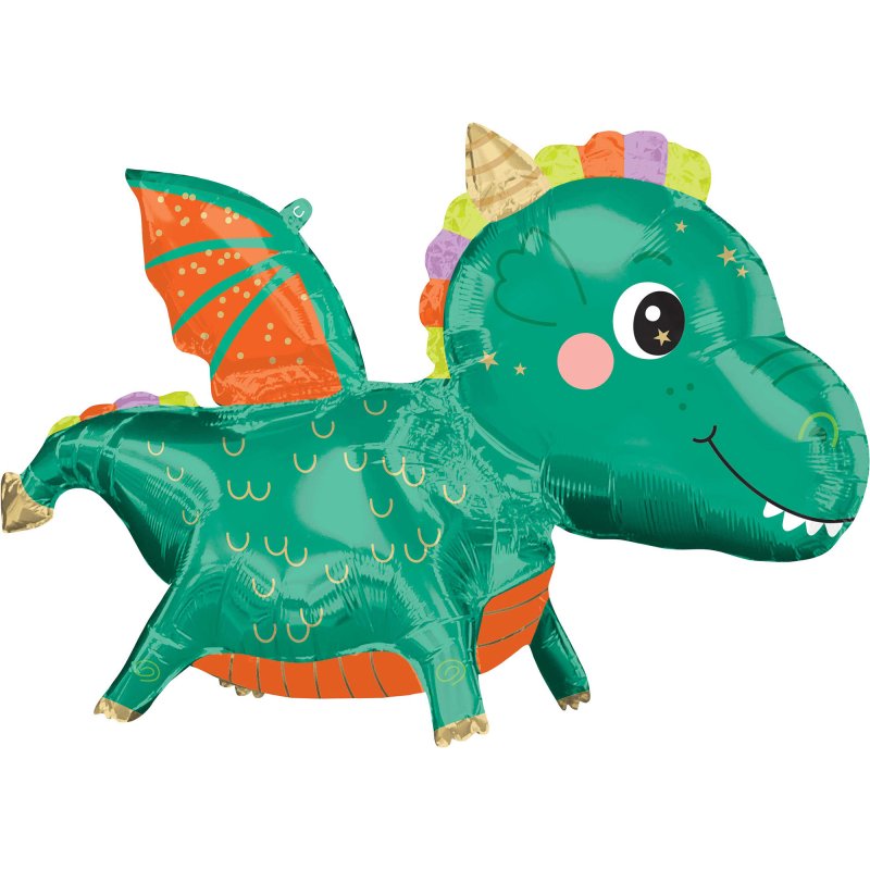 Cute Dragon Foil Balloon