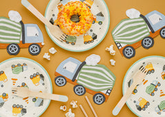 Construction Vehicle Plates 6pk