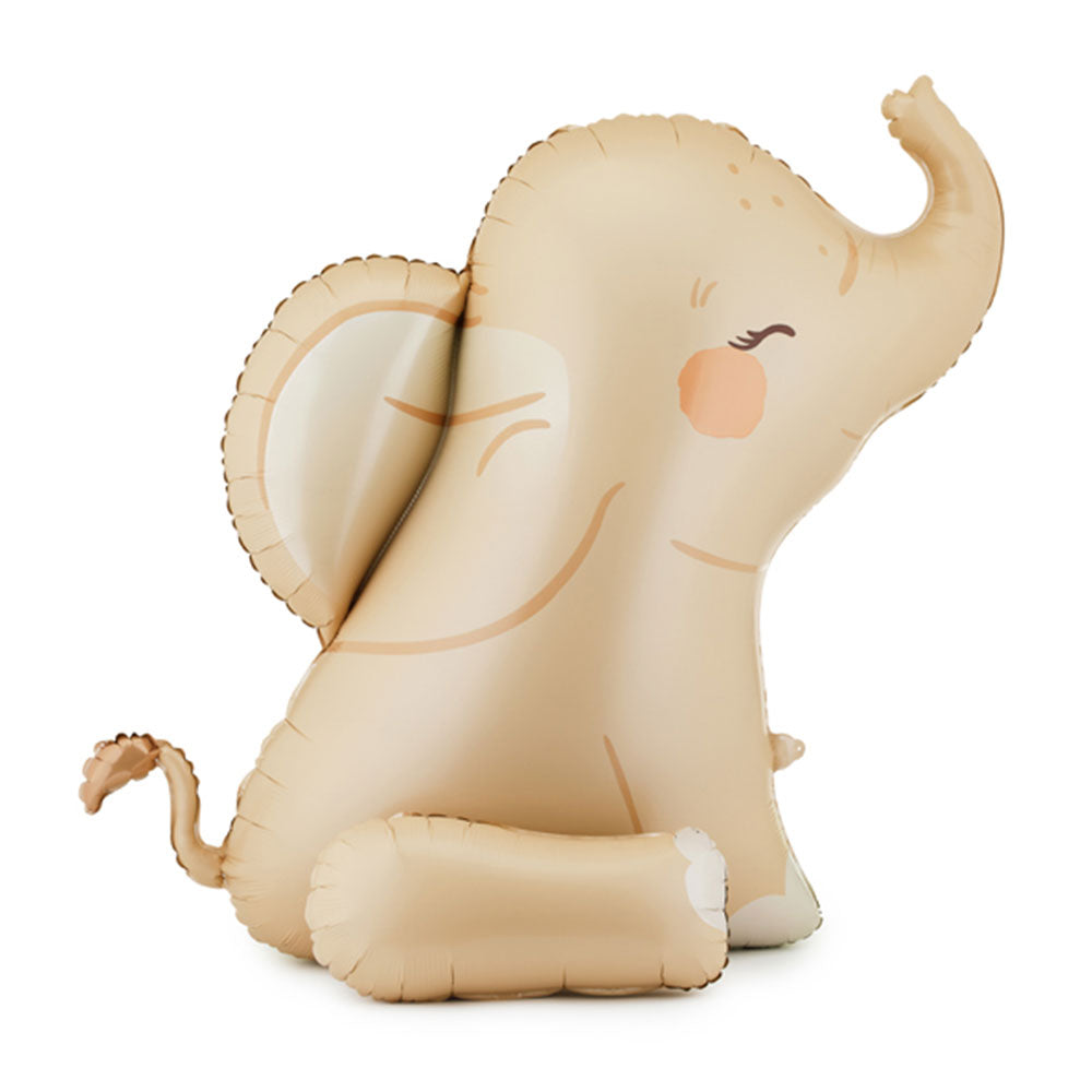 Jumbo Beige Elephant Foil Balloon