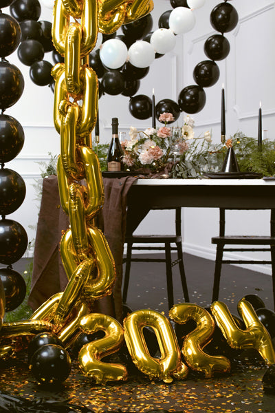 Gold Mini Foil Number Balloon - 0