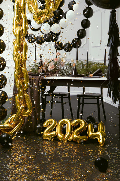 Gold Mini Foil Number Balloon - 0