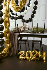 Gold Mini Foil Number Balloon - 0