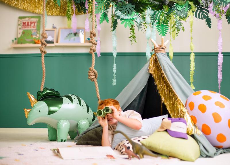 Jumbo Green Triceratops Foil Balloon