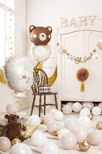 Jumbo Teddy Rattle Foil Balloon