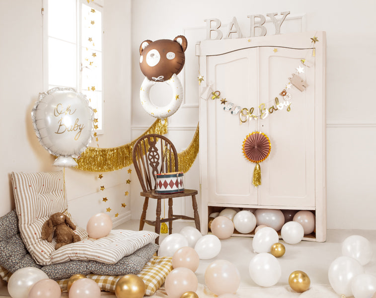 Jumbo Teddy Rattle Foil Balloon