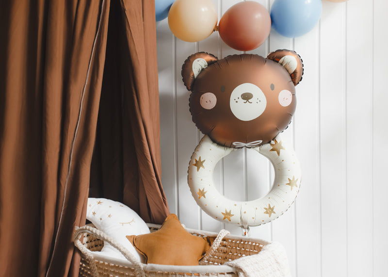 Jumbo Teddy Rattle Foil Balloon