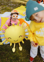 Happy Sun Walking Foil Balloon
