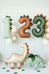 Dinosaur Giant Foil Number Balloon - 1