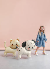 Dog On Wheels Foil Balloon