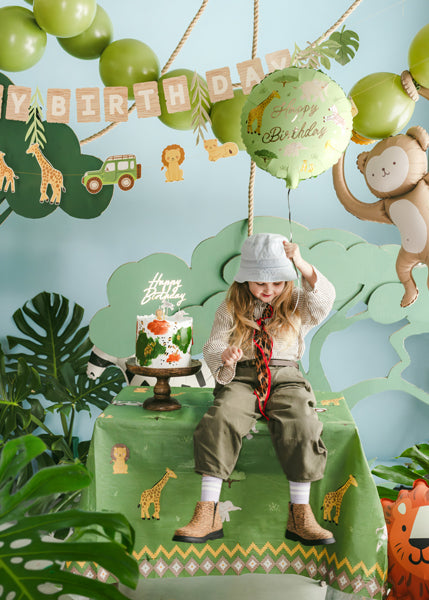 Safari Happy Birthday Foil Balloon