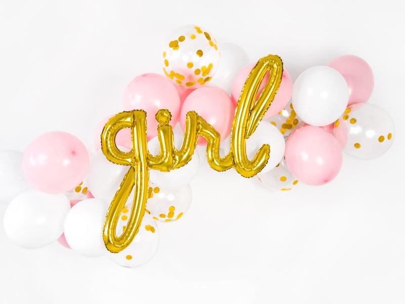 Gold Girl Foil Balloons