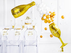 Large Champagne Glass Foil Balloon