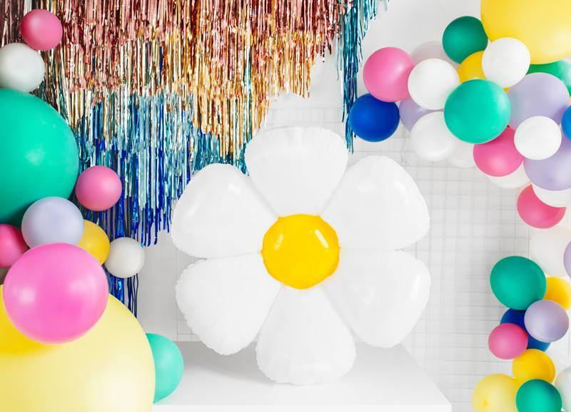 Large Daisy Foil Balloon