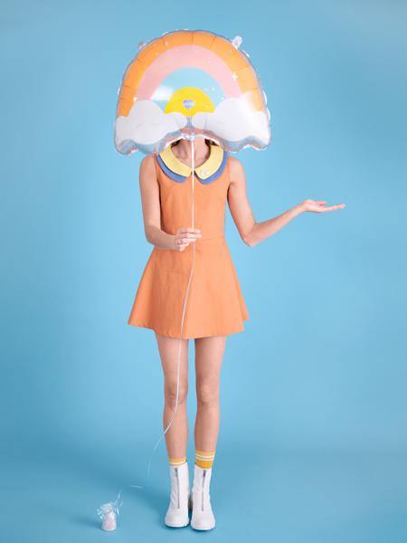 Rainbow Cloud Foil Balloon