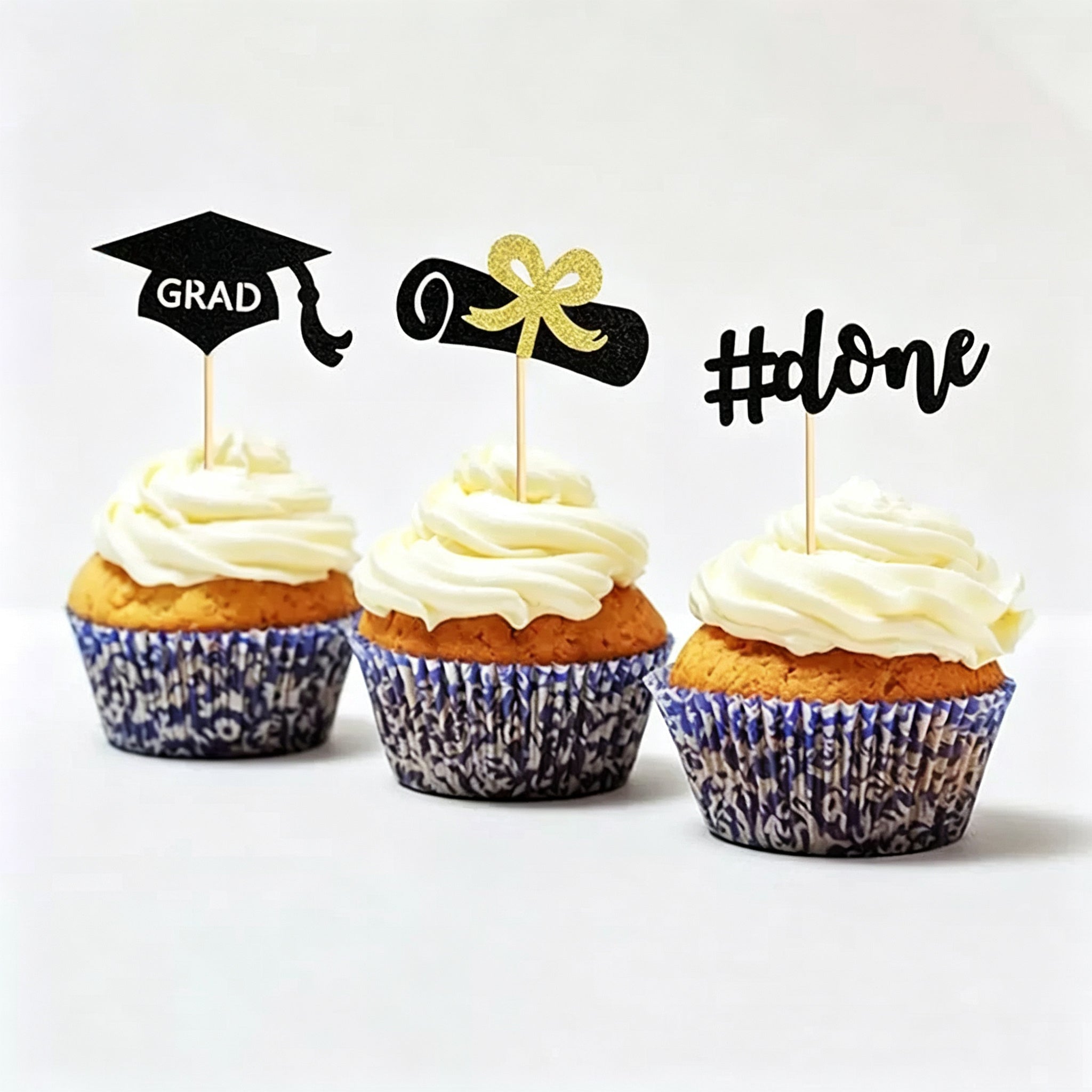Graduation Cupcake Toppers 12pk
