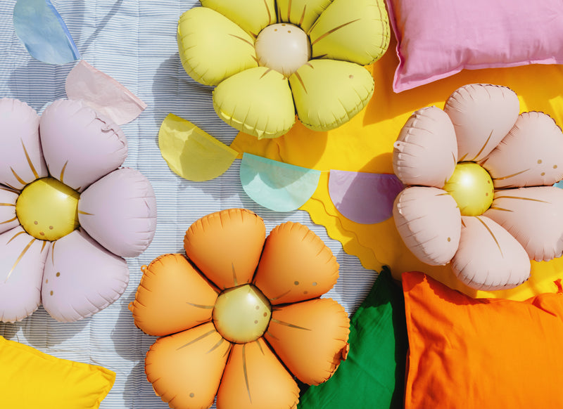 Daisy Foil Balloons 4pk