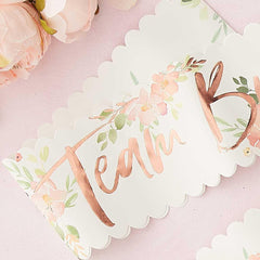 Floral Team Bride Hen Party Sashes 6pk
