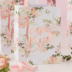 Floral Team Bride Hen Party Bags 5pk