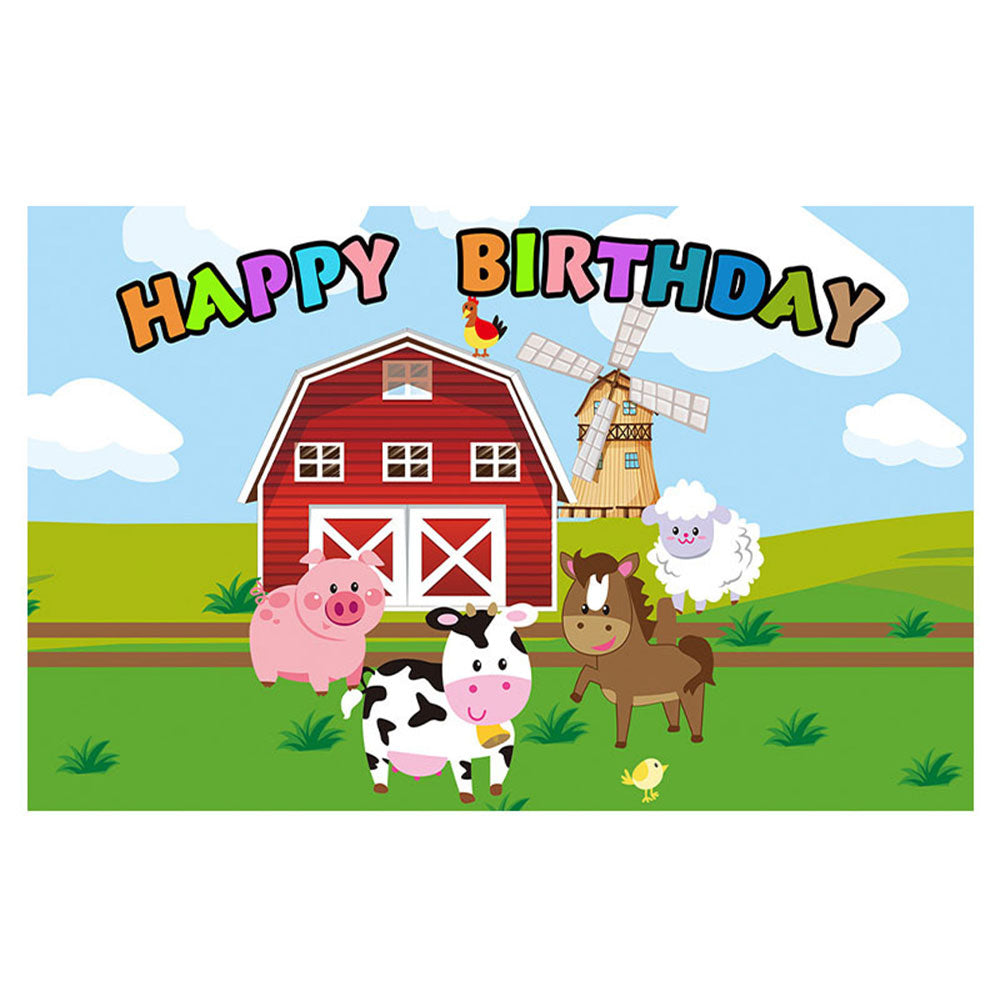 Farm Poster Backdrop