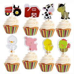 Farm Cupcake Toppers 24pk