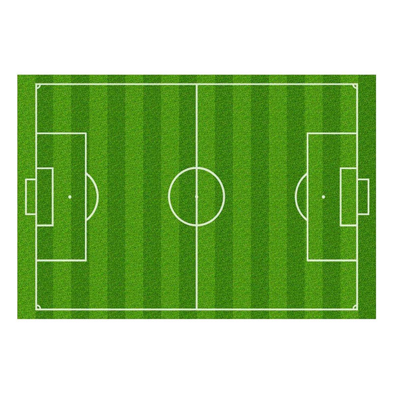 Football Pitch Edible Icing Cake Image A4