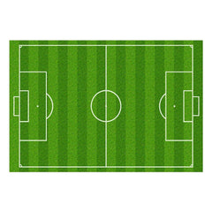 Football Pitch Edible Icing Cake Image A4
