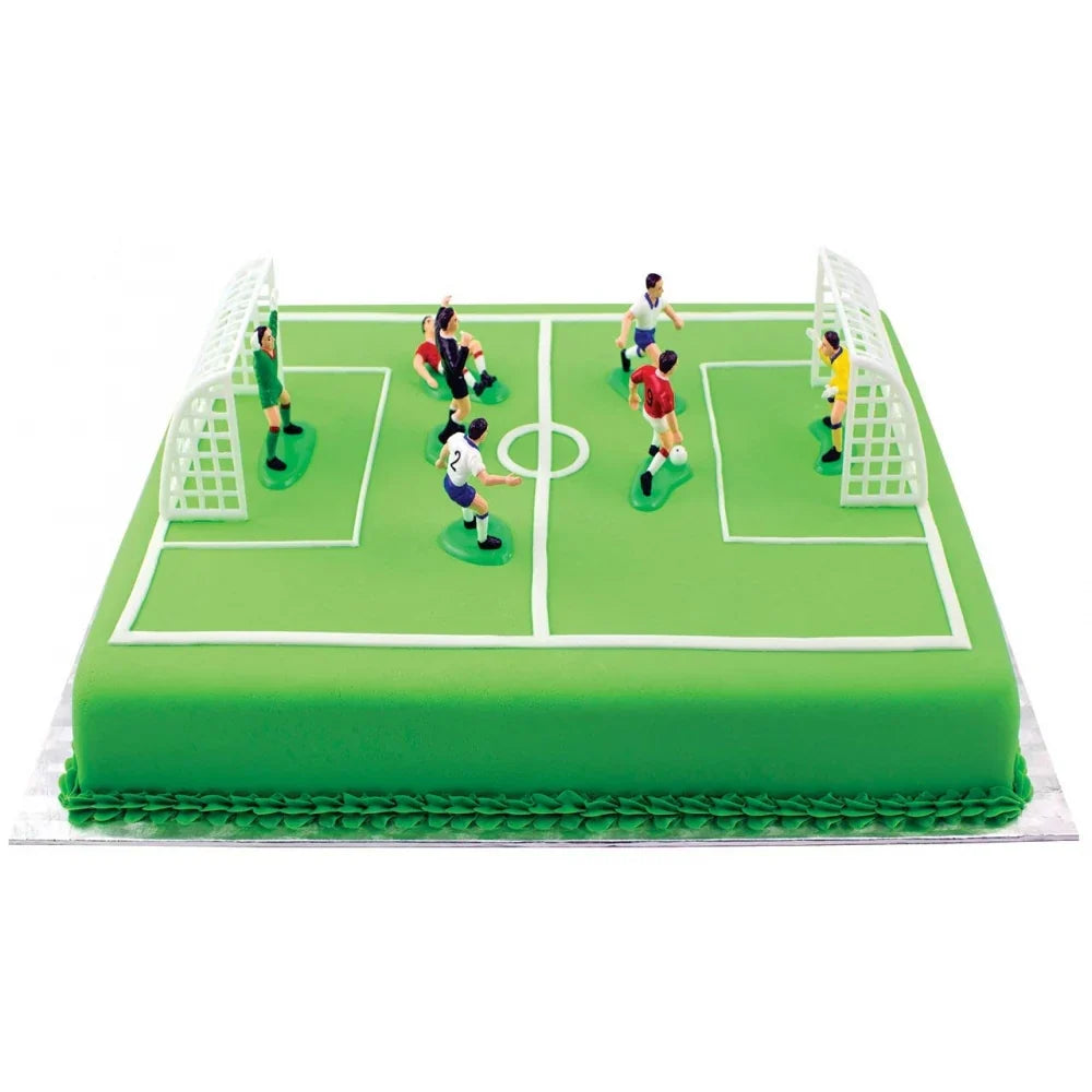 Soccer Cake Topper Set 9pk