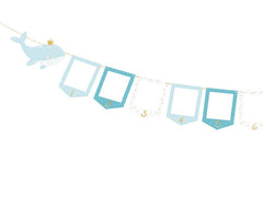 Whale Photo Frame Garland