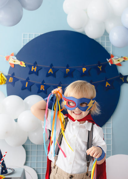Airplane Happy Birthday Banner