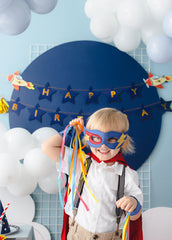 Airplane Happy Birthday Banner
