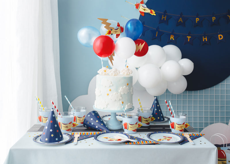 Airplane Happy Birthday Banner