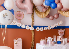 Cat Happy Birthday Banner