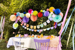 Rainbow Happy Birthday Banner