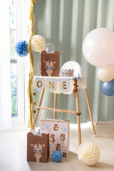 Teddy Bair Highchair Banner & Crown