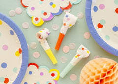 Confetti Paper Whistles 6pk