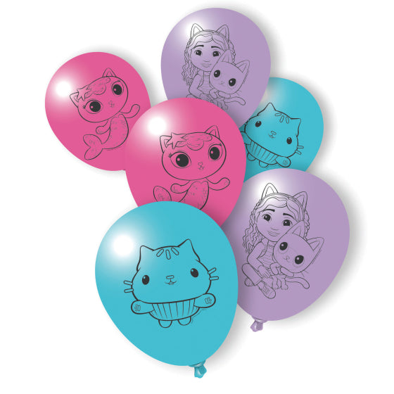Gabby's Dollhouse Bright Balloons 6pk