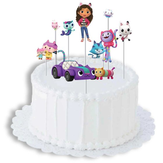 Gabby's Dollhouse Cake Decorating Kit 8pk