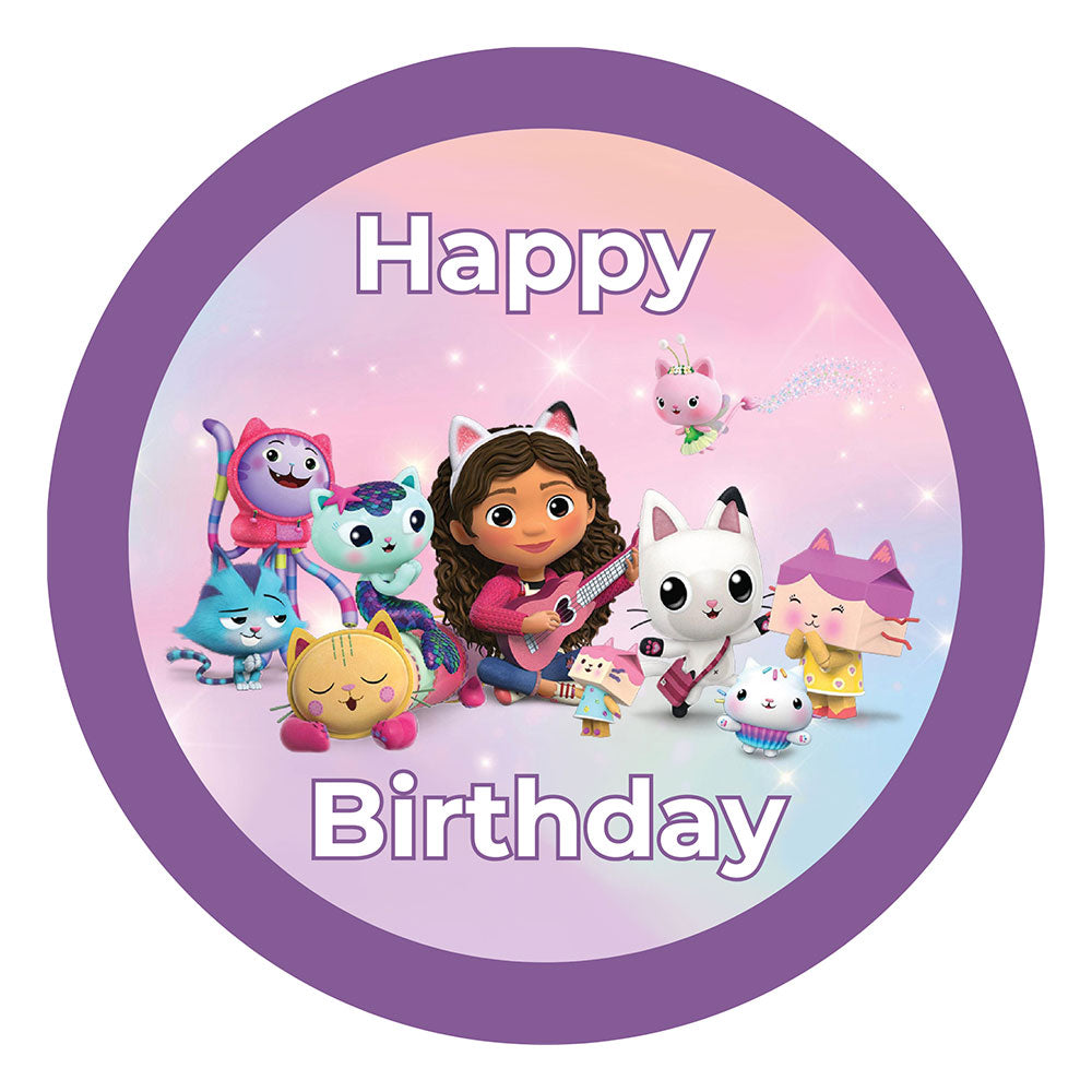 Gabby's Dollhouse Edible Icing Cake Image