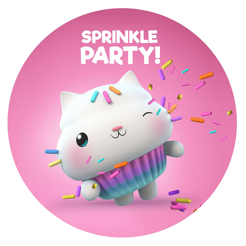 Gabby's Dollhouse Sprinkle Party Edible Icing Cake Image