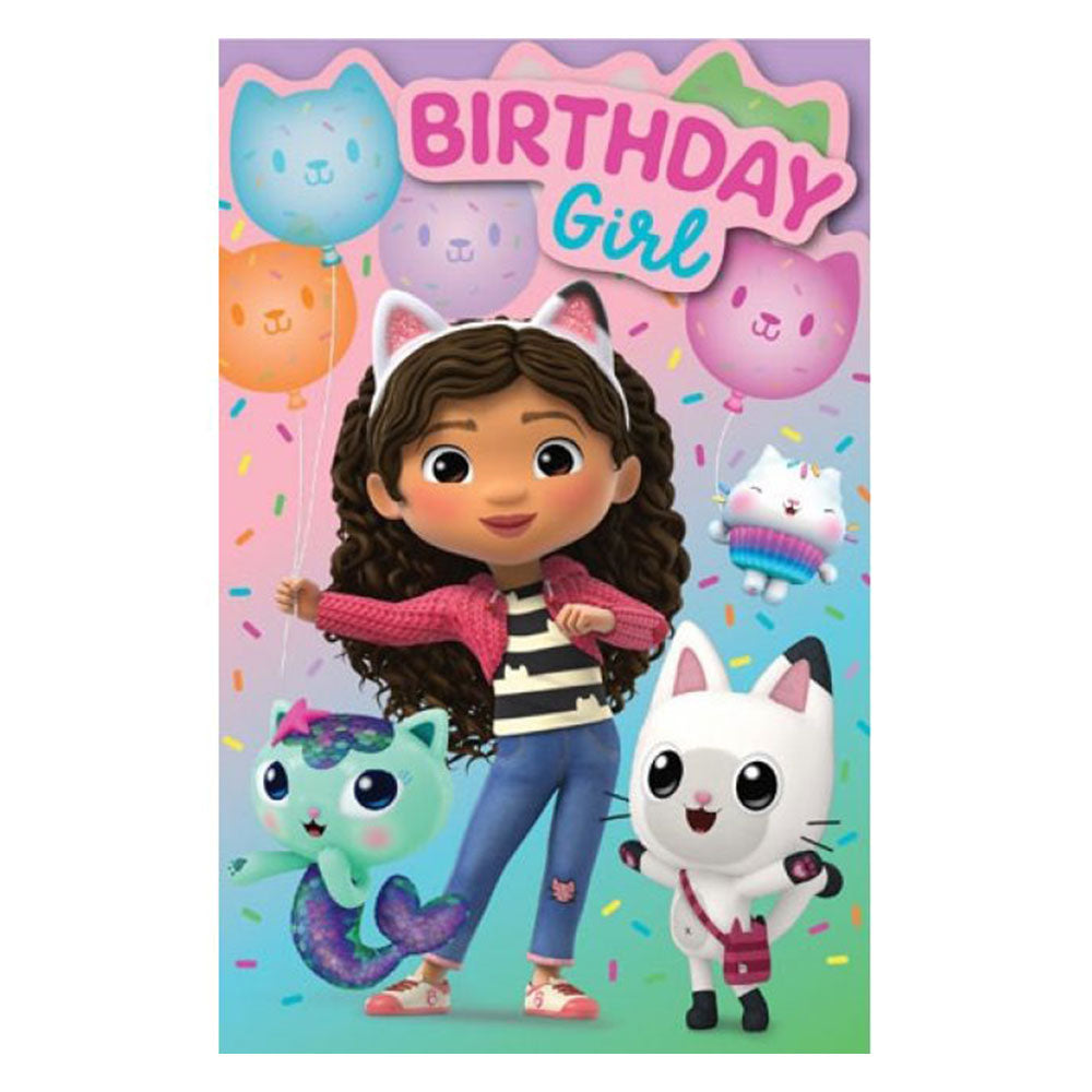 Gabby's Dollhouse Birthday Card