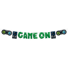 Game On Foil Balloon Banner