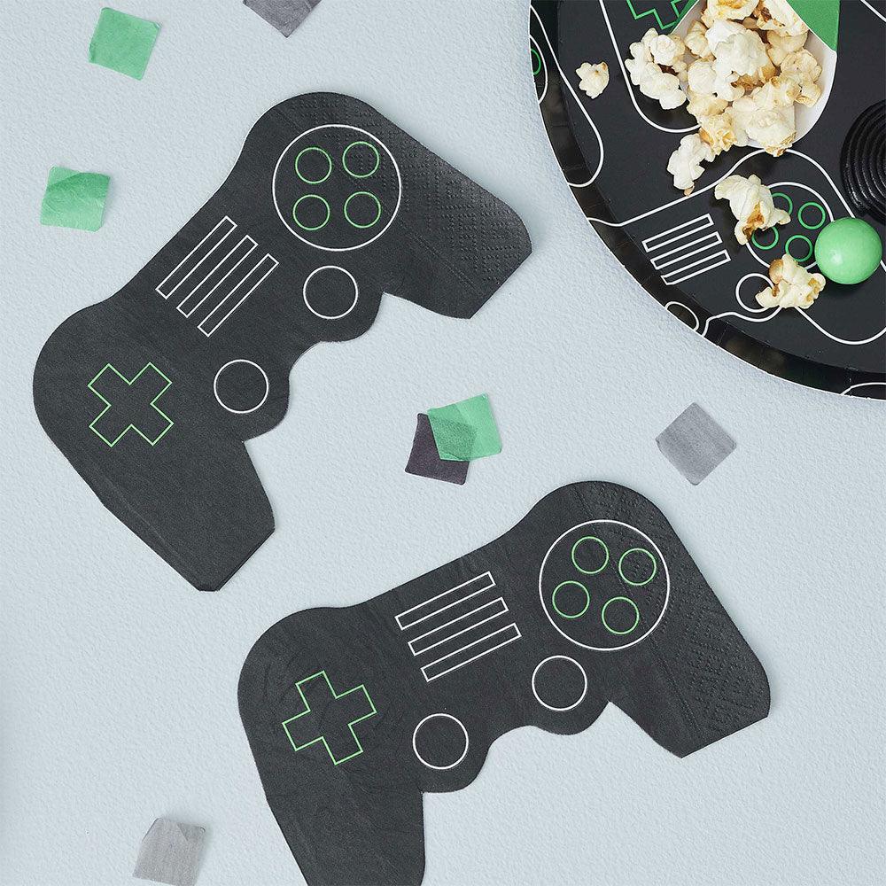 Game Controller Shaped Napkins 16pk