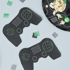 Game Controller Shaped Napkins 16pk