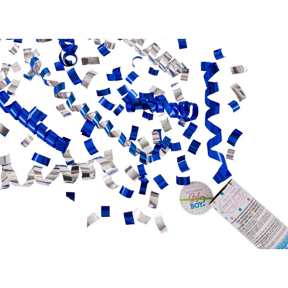 Gender Reveal Confetti Popper - Boy