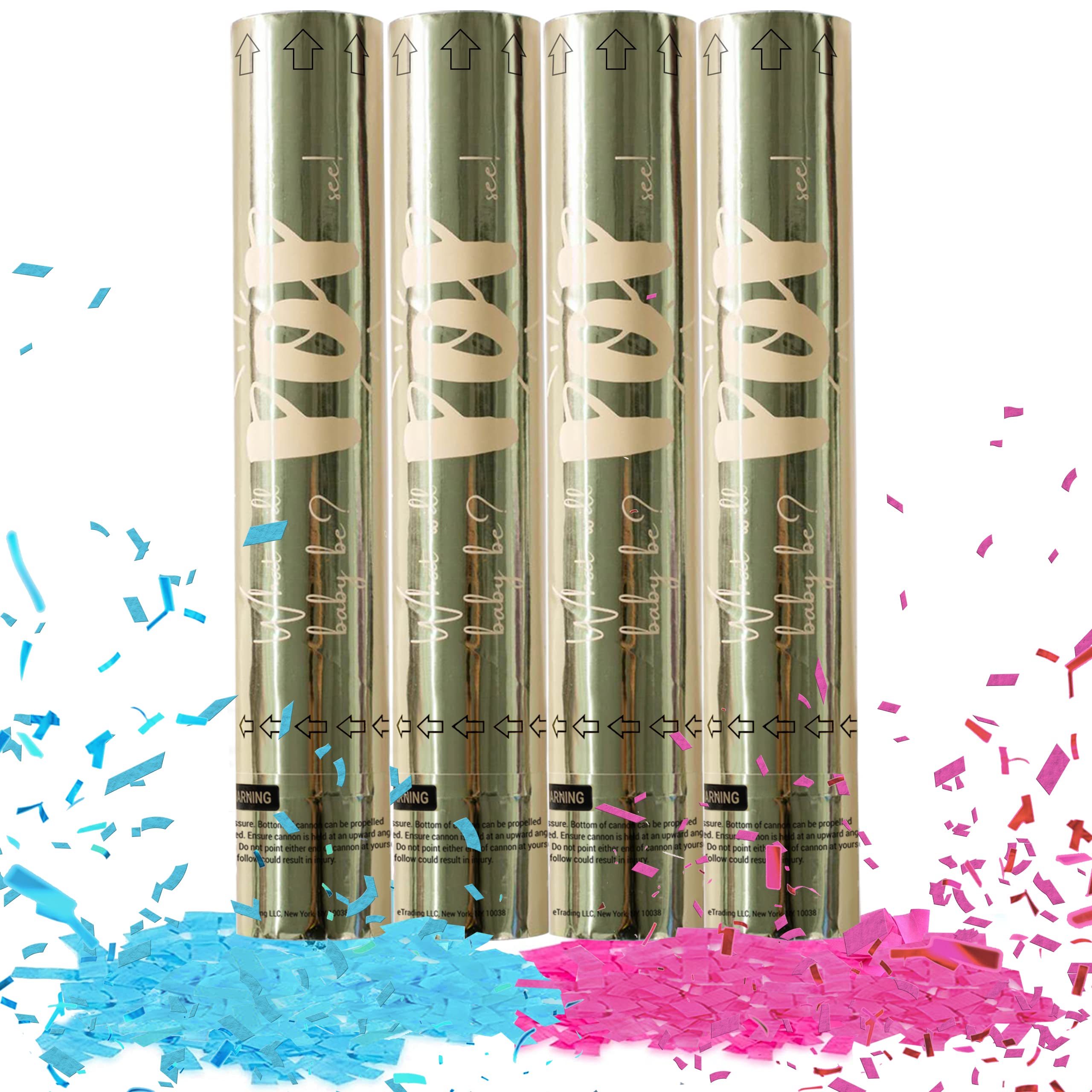 Gender Reveal Confetti Cannon - Girl