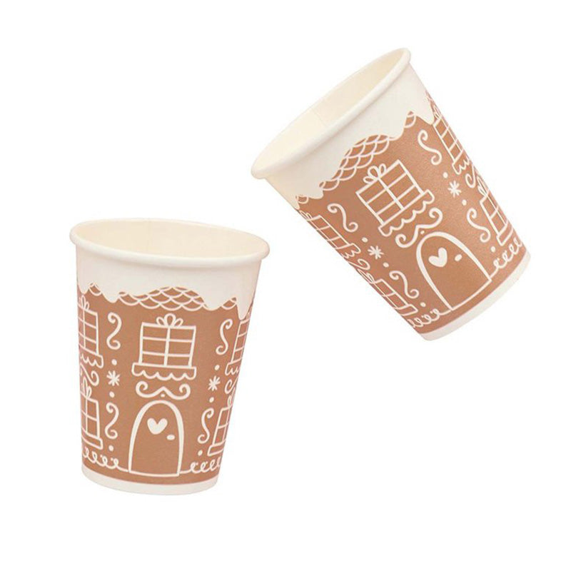 Gingerbread House Cups 8pk