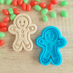Gingerbread Man Cookie Cutter & Fondant Stamp