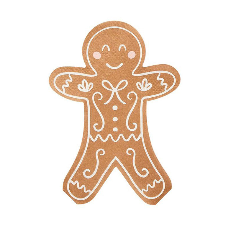 Gingerbread Man Napkins 16pk